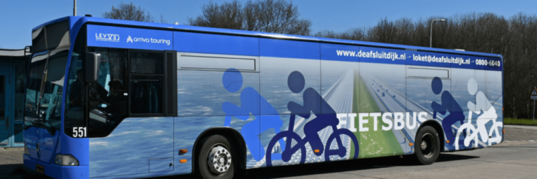 Dankzij lobby extra fietsbussen op Afsluitdijk