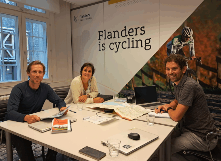 Fietsplatform bezoekt Toerisme Vlaanderen en ProVelo